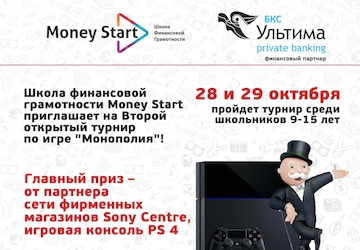 Второй городской турнир по игре «Монополия».